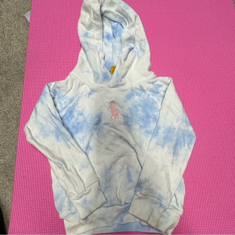 Blue Tie-Dye Hoodie